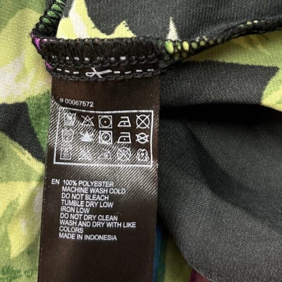 Forever 21 Multi Floral Print Sleeveless Spaghetti Strap Beachwear Maxi Dress S - Picture 7 of 7